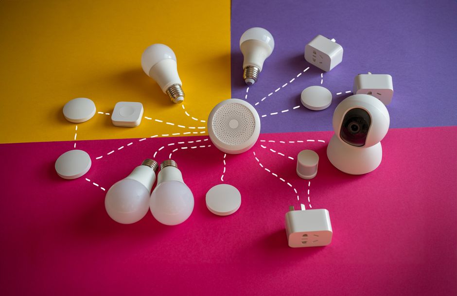 Smart home devices connected via Matter
