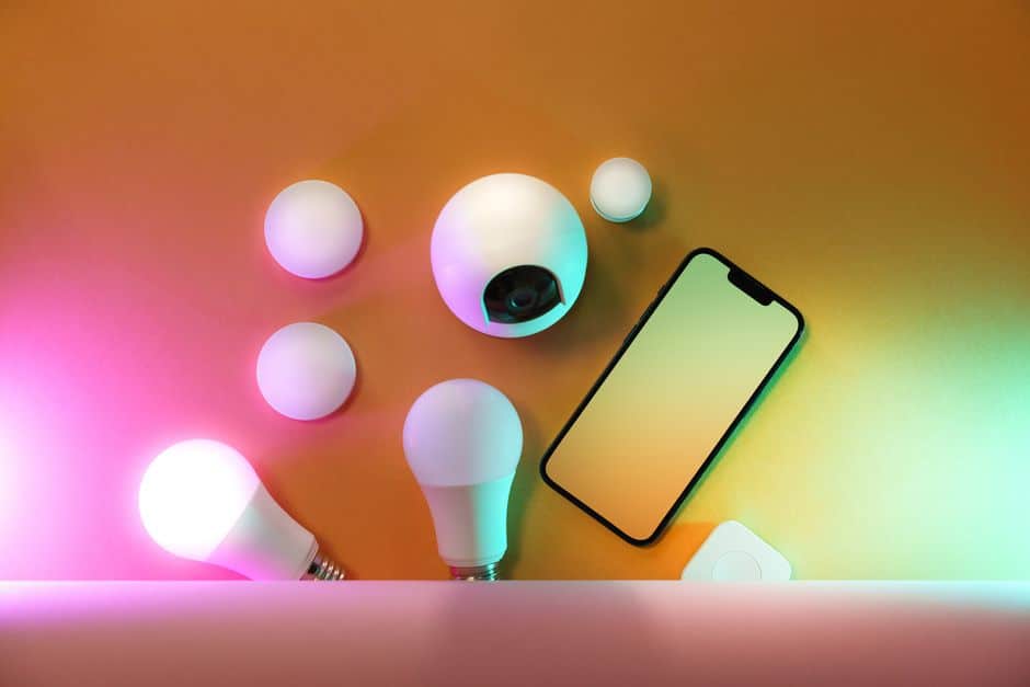 Controlling smart home devices via a mobile app