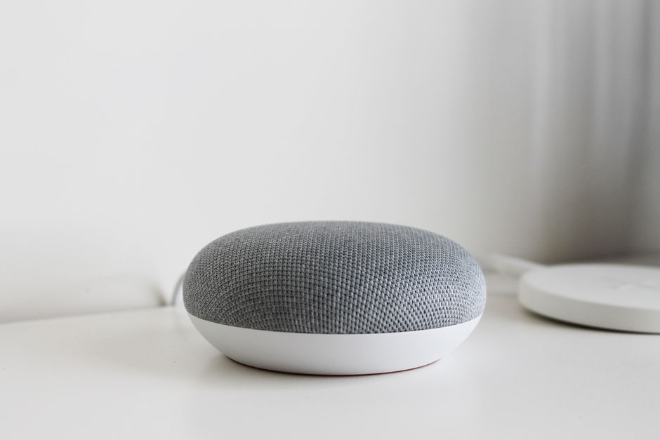 Voice-controlled smart speaker helping around the home