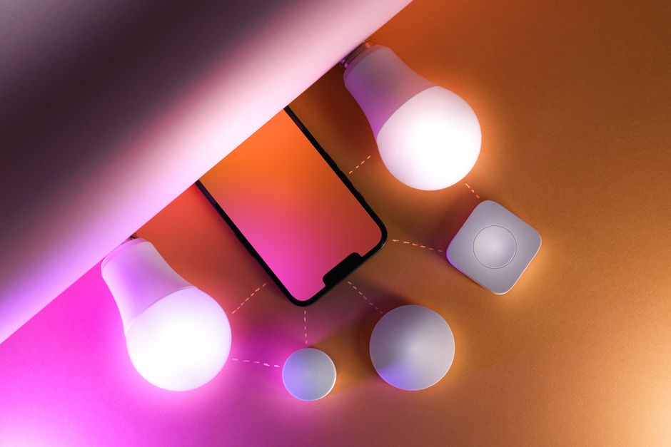 A small battery-powered smart home sensor device
